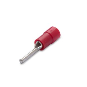 KOŃCÓWKA IGIEŁKOWA IZOLOWANA, 1.5/9, PVC, ZAKRES 0.25-1.5 MM2, CZERWONA, OPAKOWANIE 100 SZTUK MODEL BM00151