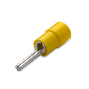 KOŃCÓWKA IGIEŁKOWA IZOLOWANA, 6/12, PVC, ZAKRES 4-6 MM2, ŻÓŁTE, OPAKOWANIE 50 SZTUK MODEL BM00350