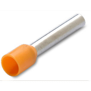 KOŃCÓWKA TULEJKOWA IZOLOWANA, 0.5/8, 0.5 MM2, POMARAŃCZOWA, OPAKOWANIE 500 SZTUK MODEL BM00501