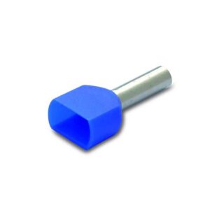 KOŃCÓWKA TULEJKOWA IZOLOWANA PODWÓJNA, 2X0.5/8, 0.5 MM2, POMARAŃCZOWA, OPAKOWANIE 200 SZTUK MODEL BM00551