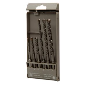 WIERTŁA DO BETONU Z CHWYTEM SDS PLUS, 6 SZTUK, 5-6X110 MM, 6-8-10-12X160 MM MODEL BM1929