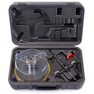 OTWORNICA CYRKLOWA REGULOWANA Z PRZEJRZYSTĄ PRZECIWPYŁOWĄ OSŁONĄ, ŚR40-205 MM, W WALIZCE MODEL BM1976