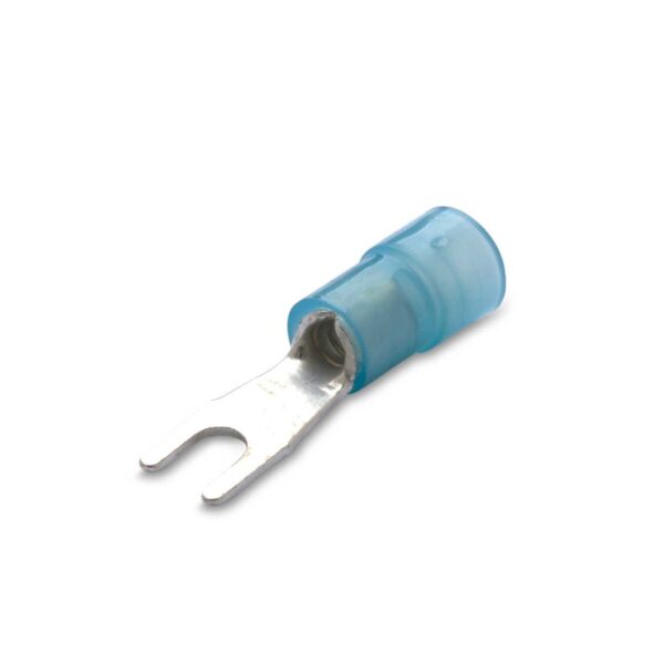 KOŃCÓWKA KABLOWA IZOLOWANA WIDEŁKOWA, 2,5/3, NYLON 105DEGC, ZAKRES 1,5-2,5 MM2, OPAKOWANIE 100 SZTUK MODEL BM80208