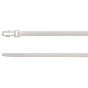 OPASKA KABLOWA, WCISKANA NA ZATRZASK, 155X3,6 MM, NATURALNA, OPAKOWANIE 100 SZTUK MODEL BMBP1536