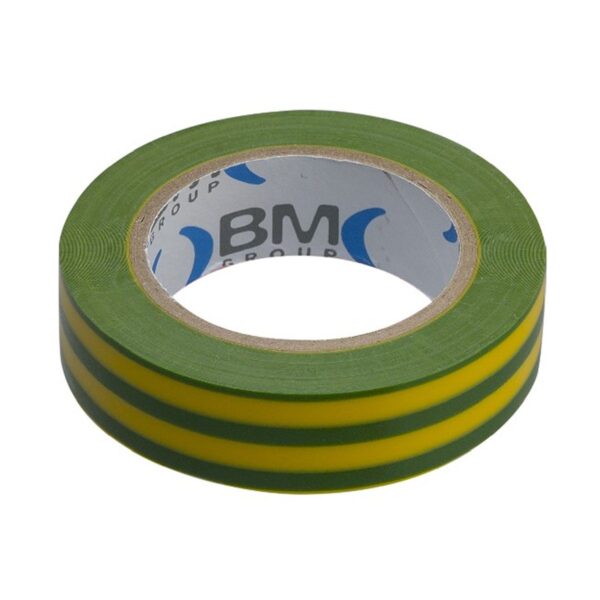 TAŚMA ELEKTROIZOLACYJNA PVC, 0,15MMX25MMX25MB, ŻÓŁTO-ZIELONA, MODEL ESB2525GV