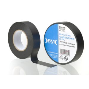 TAŚMA ELEKTROIZOLACYJNA PVC PROFESJONALNA, 0,18MMX19MMX20MB, CZARNA MODEL, BMESC1920NE