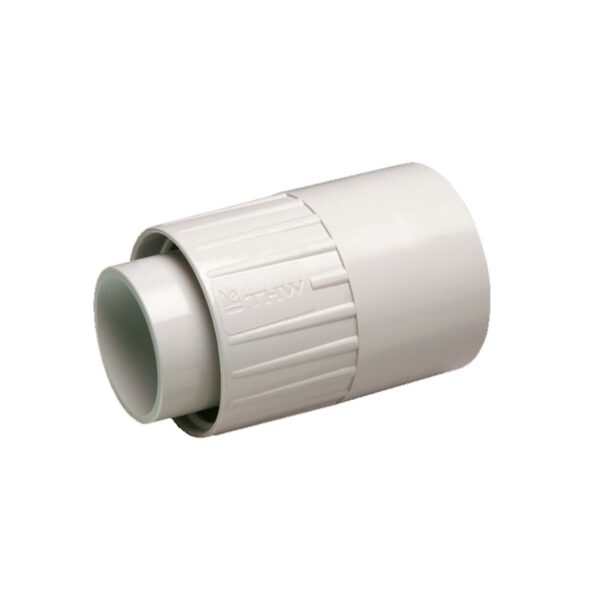 ZŁĄCZE RURA-OSŁONA SPIRALNA, TG, ŚR40, ŚR40, IP67, SZARE, PVC, OPAKOWANIE 5 SZTUK MODEL BMTP7TG40